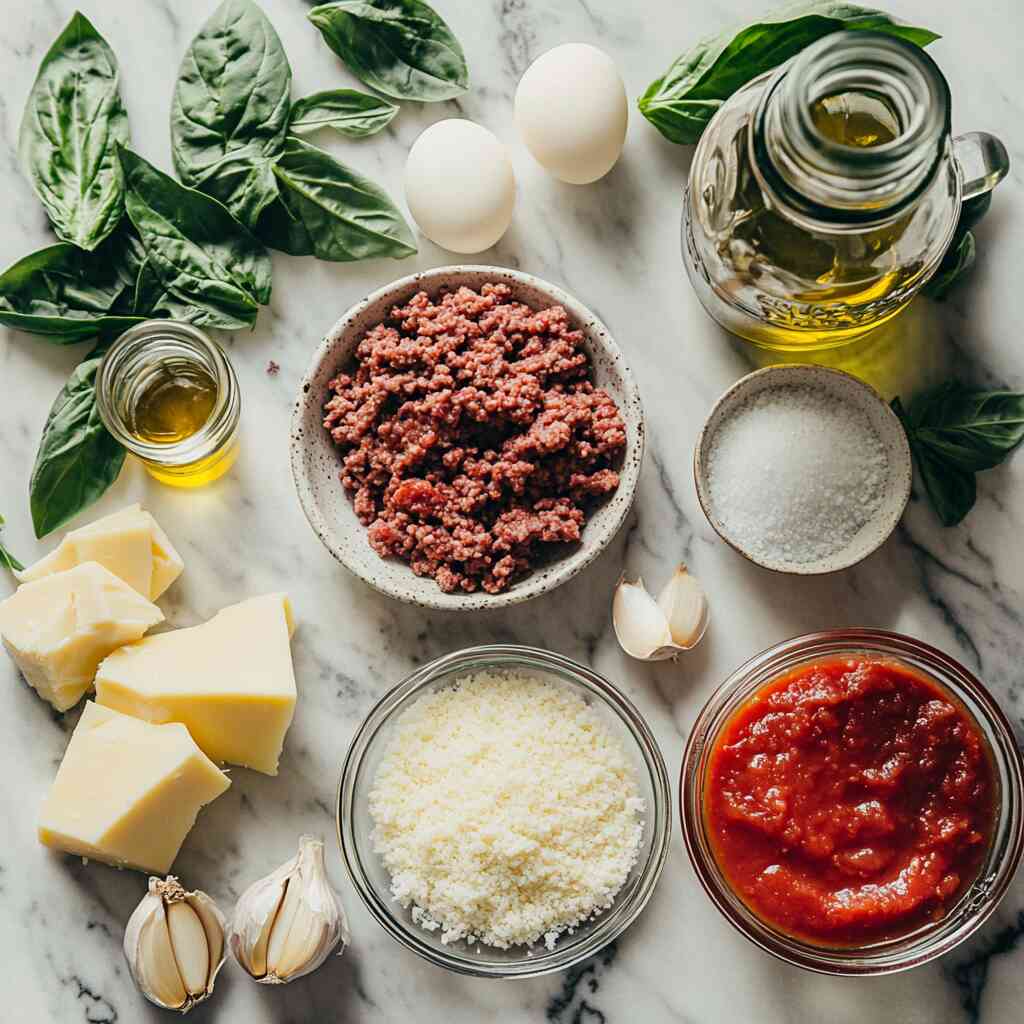 Garlic Meatballs Stuffed