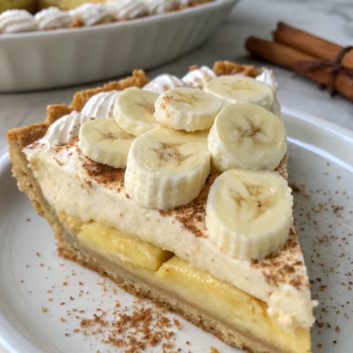 No Bake Banana Cream Pie
