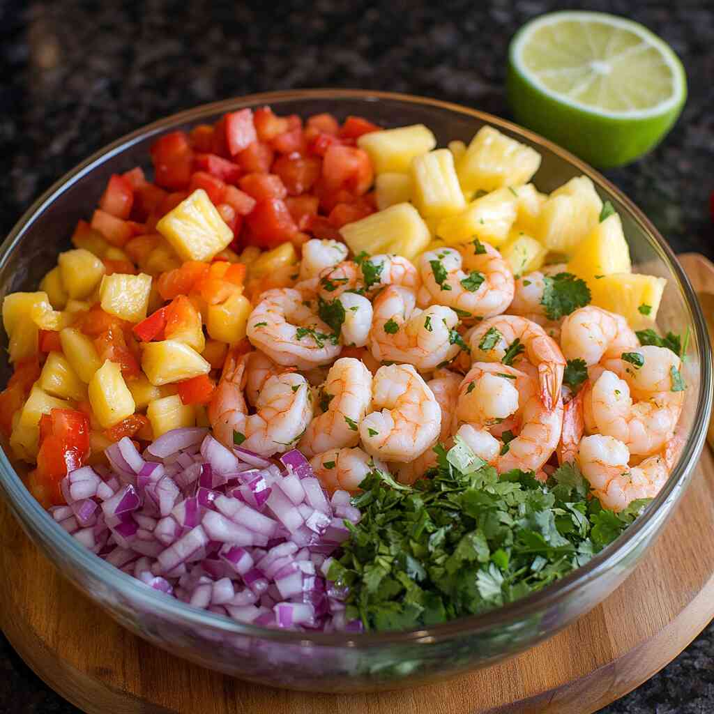 Tropical Shrimp and Pineapple