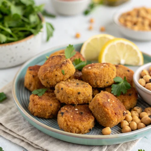 Crispy Vegan Chickpea Nuggets