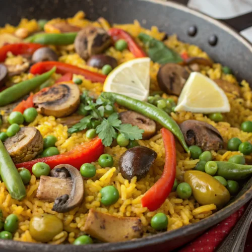 Vegan Paella With Mixed Mushroomsingridients