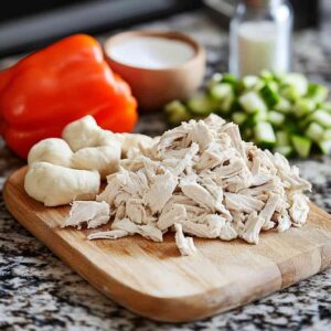 chicken stuffed crescent rolls