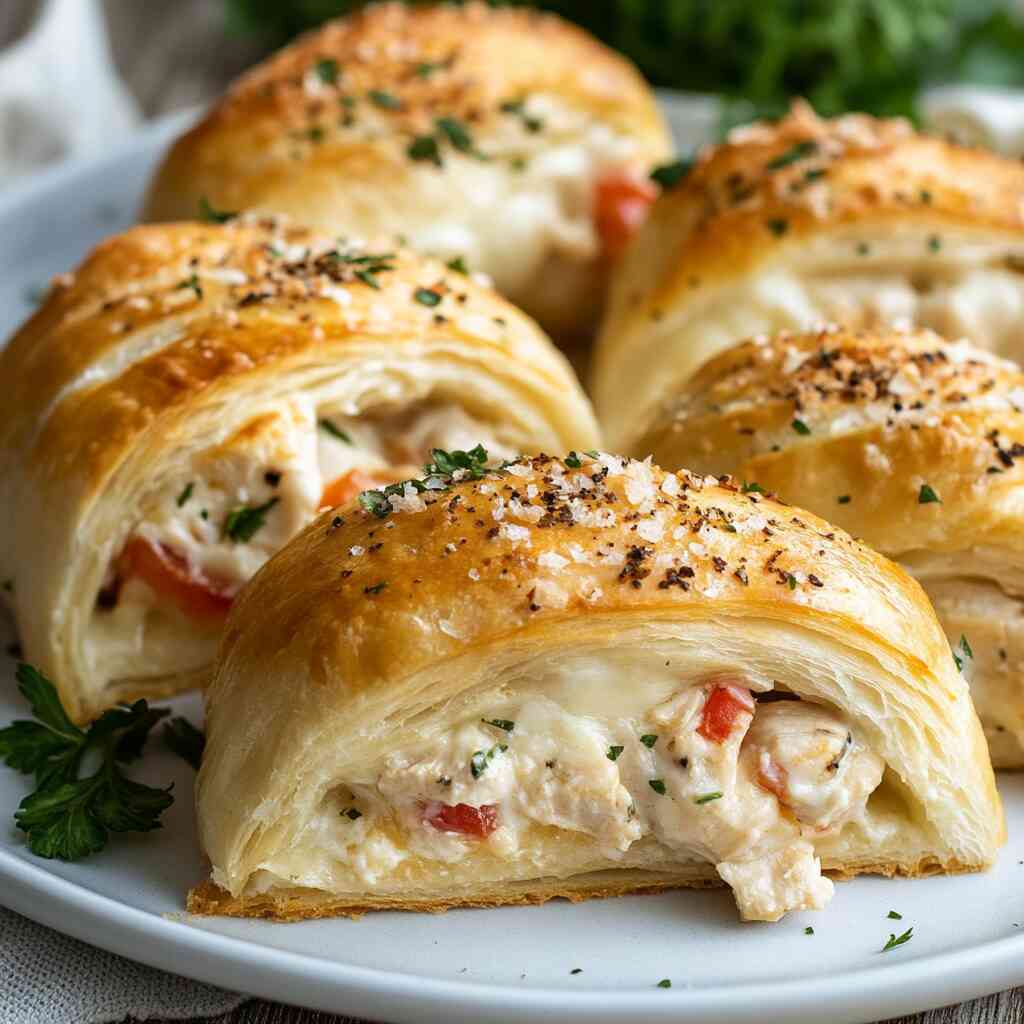 chicken stuffed crescent rolls